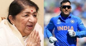 Lata Mangeshkar Ji request MS Dhoni not to retire from sports