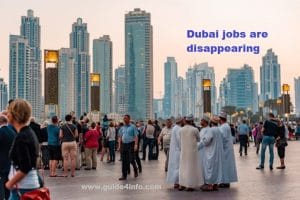 Dubai job decline in 2020
