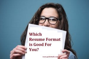 Resume Formats by Guide for info