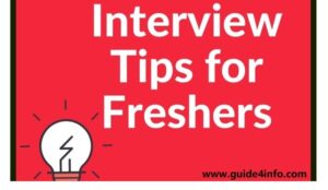 Interview Tips for Freshers
