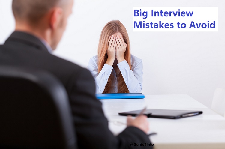 Mistakes not to do an Interview